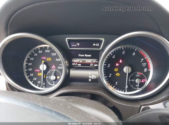 4JGDF6EEXGA701409 2016 MERCEDES-BENZ GL 450 Blue უკანა სავარძლების ხედი