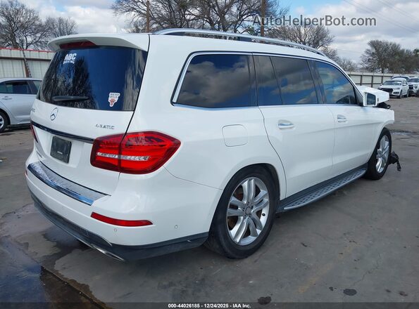 4JGDF6EEXHA779383 2017 MERCEDES-BENZ GLS 450 White Задня права чверть