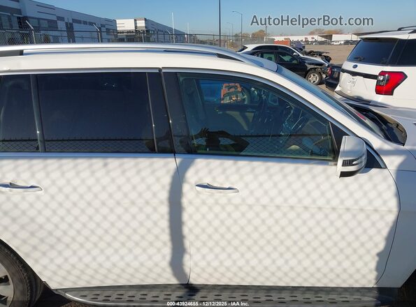 4JGDF6EEXHA945420 2017 MERCEDES-BENZ GLS 450 White Vista interior trasera