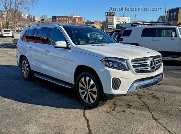 4JGDF6EEXKB205660 2019 MERCEDES-BENZ GLS-CLASS Белый Передняя правая четверть