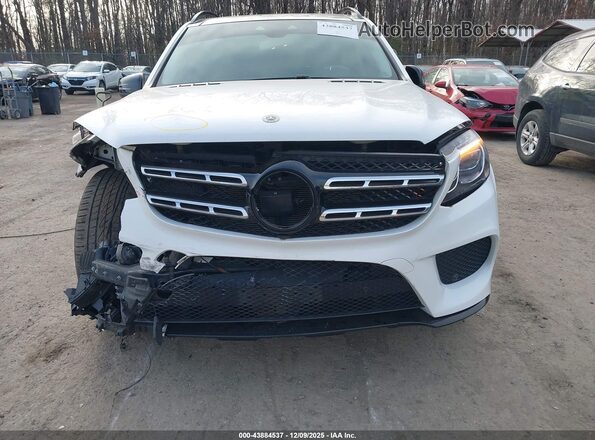 4JGDF7DE0JB002640 2018 MERCEDES-BENZ GLS 550 White Front view