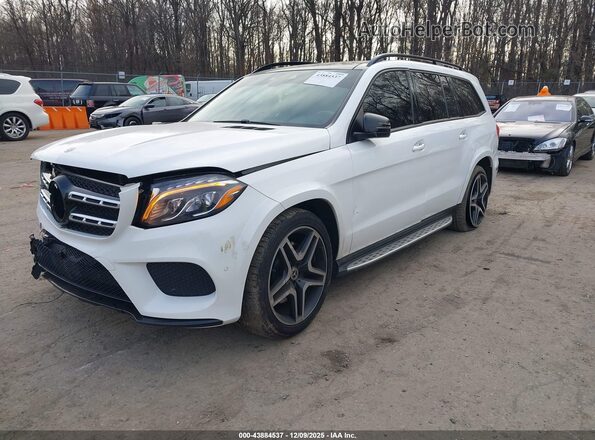 4JGDF7DE0JB002640 2018 MERCEDES-BENZ GLS 550 White Front left