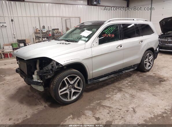 4JGDF7DE2HA771981 2017 MERCEDES-BENZ GLS 550 Silver წინა მარცხენა ხედი სამი მეოთხედიდან