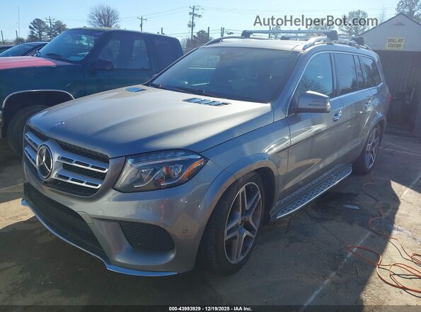 4JGDF7DE5HA772400 2017 MERCEDES-BENZ GLS 550 Gray Przód lewy