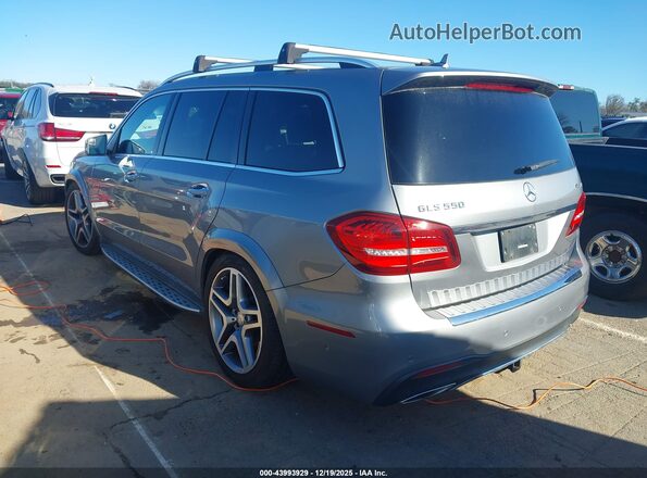 4JGDF7DE5HA772400 2017 MERCEDES-BENZ GLS 550 Gray Tył lewy