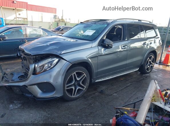 4JGDF7DE5KB210918 2019 MERCEDES-BENZ GLS 550 Gray Առջևի ձախ երեք քառորդ տեսարան