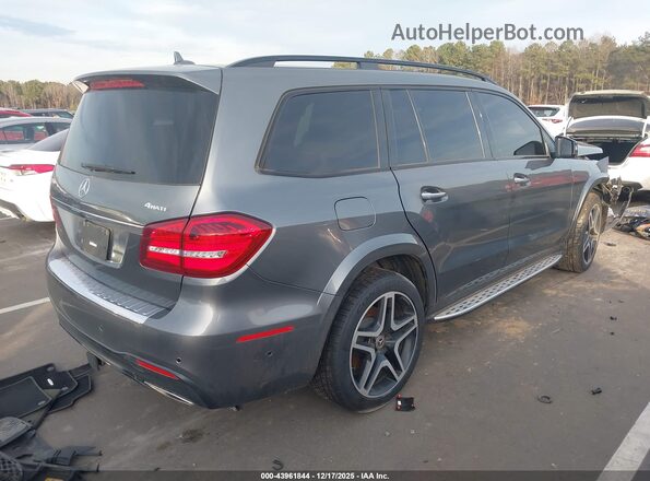 4JGDF7DE5KB233499 2019 MERCEDES-BENZ GLS 550 Gray უკანა მარჯვენა