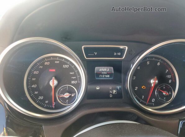 4JGDF7DE6KB198701 2019 MERCEDES-BENZ GLS White ხელსაწყოთა პანელის ხედი