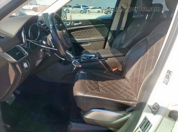 4JGDF7DE6KB198701 2019 MERCEDES-BENZ GLS White წინა სალონის ხედი
