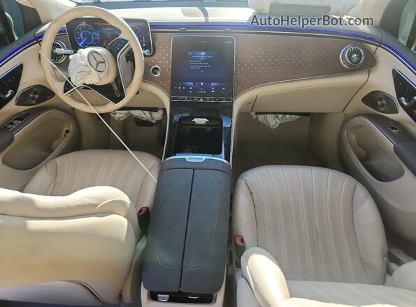 4JGDM2DB6PA010478 2023 MERCEDES-BENZ EQS White Առջևի վահանակի տեսք