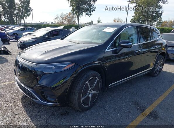 4JGDM2DB8PA010420 2023 MERCEDES-BENZ EQS 450+ SUV Черный Передняя левая четверть