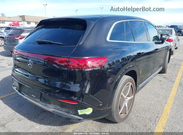 4JGDM2DB8PA010420 2023 MERCEDES-BENZ EQS 450+ SUV Черный Задняя правая четверть