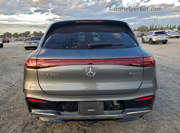 4JGDM4EB8PA020603 2023 MERCEDES-BENZ EQS Gray Вид ззаду
