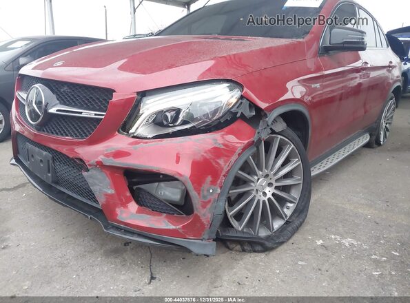 4JGED6EB0KA142137 2019 MERCEDES-BENZ AMG GLE 43 COUPE Burgundy Vista frontal