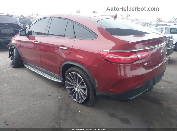 4JGED6EB0KA142137 2019 MERCEDES-BENZ AMG GLE 43 COUPE Burgundy Trasero izquierdo
