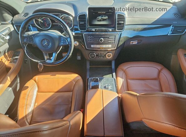 4JGED6EB0KA142803 2019 MERCEDES-BENZ GLE Gray Вид панелі приладів