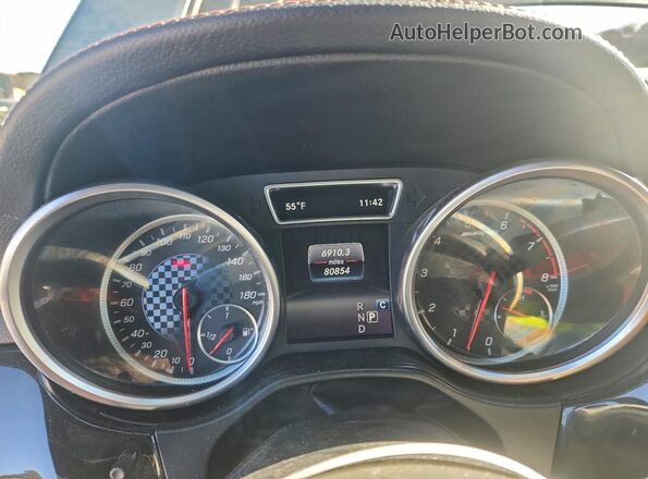 4JGED6EB0KA142803 2019 MERCEDES-BENZ GLE Gray Вид щитка приладів