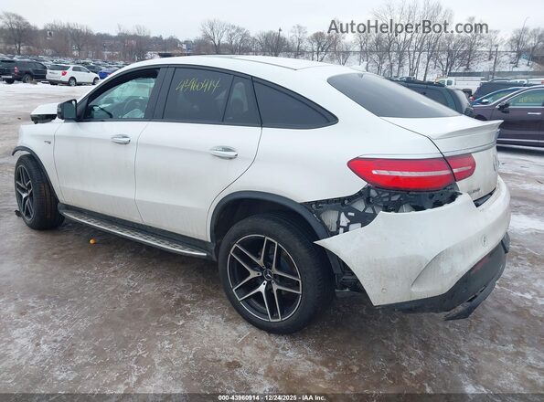 4JGED6EB2KA151969 2019 MERCEDES-BENZ AMG GLE 43 COUPE White Rear left
