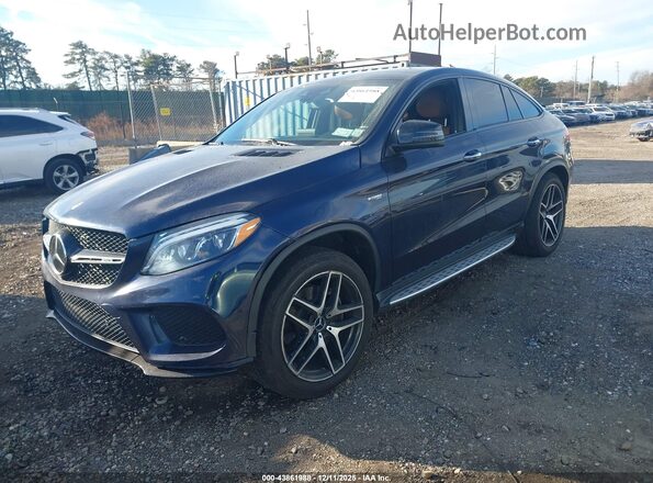 4JGED6EB5KA135667 2019 MERCEDES-BENZ AMG GLE 43 COUPE Blue Առջևի ձախ երեք քառորդ տեսարան