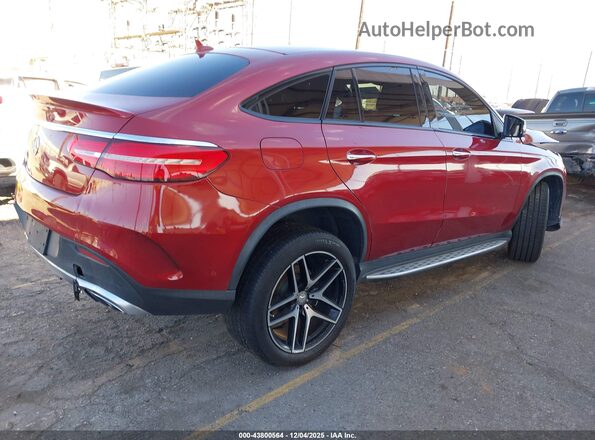 4JGED6EB7GA035948 2016 MERCEDES-BENZ GLE 450 AMG COUPE Red Հետևի աջ