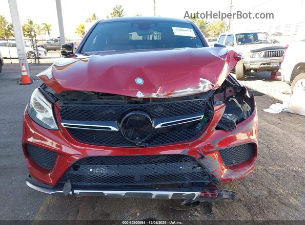 4JGED6EB7GA035948 2016 MERCEDES-BENZ GLE 450 AMG COUPE Red Սարքավորումների վահանակի տեսք