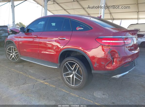 4JGED6EB7GA035948 2016 MERCEDES-BENZ GLE 450 AMG COUPE Red Հետևի ձախ