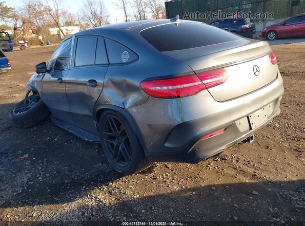 4JGED6EB8JA112754 2018 MERCEDES-BENZ AMG GLE 43 COUPE Gray Trasero izquierdo