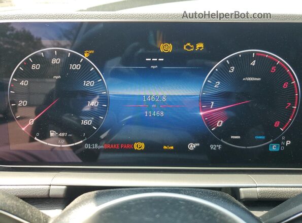 4JGFB4FB9RB239385 2024 MERCEDES-BENZ GLE Gray Вид щитка приладів