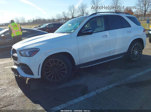 4JGFB4JB6NA801329 2022 MERCEDES-BENZ GLE 350 White Առջևի ձախ երեք քառորդ տեսարան