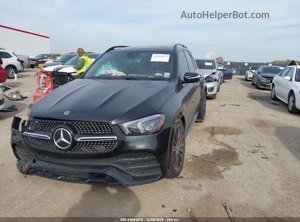 4JGFB4JB8MA330590 2021 MERCEDES-BENZ GLE 350 Black Առջևի ձախ երեք քառորդ տեսարան