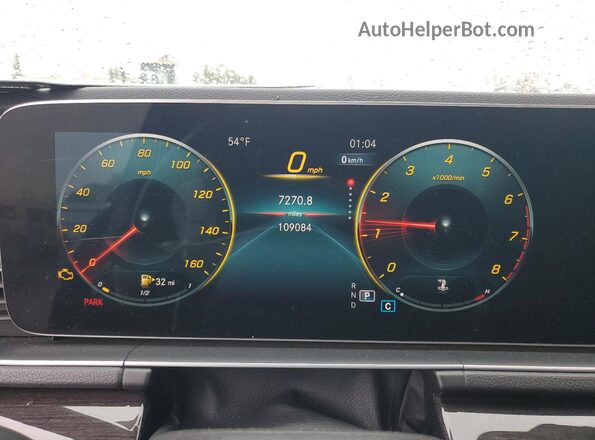 4JGFB4JE1LA122818 2020 MERCEDES-BENZ GLE Black Вид щитка приладів