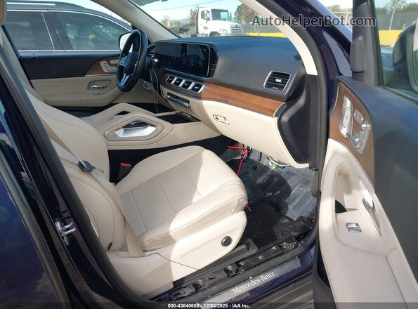 4JGFB4JE4NA660481 2022 MERCEDES-BENZ GLE 350 Dark Blue Вид салона спереди