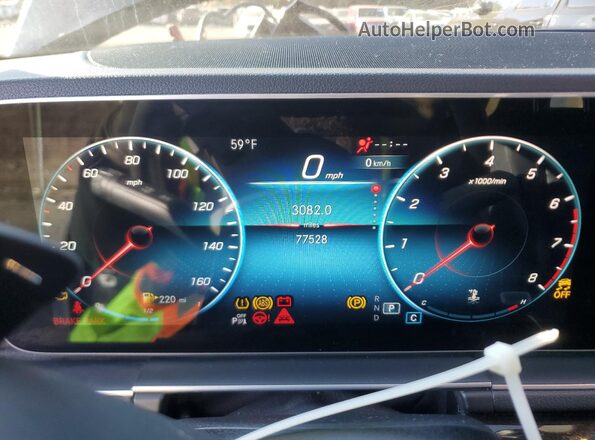 4JGFB4KB0MA552362 2021 MERCEDES-BENZ GLE Черный Вид щитка приборов