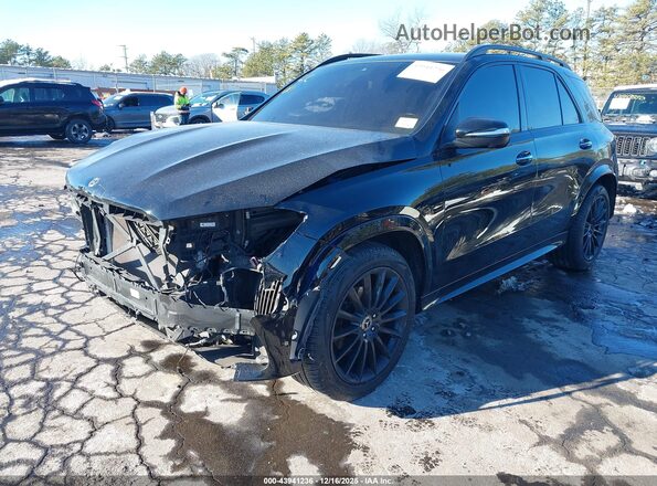 4JGFB4KB0MA559859 2021 MERCEDES-BENZ GLE 350 Black Առջևի ձախ երեք քառորդ տեսարան