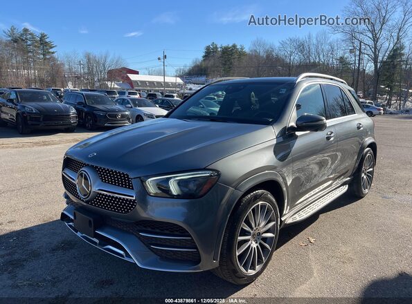4JGFB4KB0NA657128 2022 MERCEDES-BENZ GLE 350 Gray Առջևի ձախ երեք քառորդ տեսարան