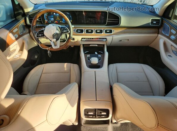 4JGFB4KB1LA293055 2020 MERCEDES-BENZ GLE White Widok deski rozdzielczej