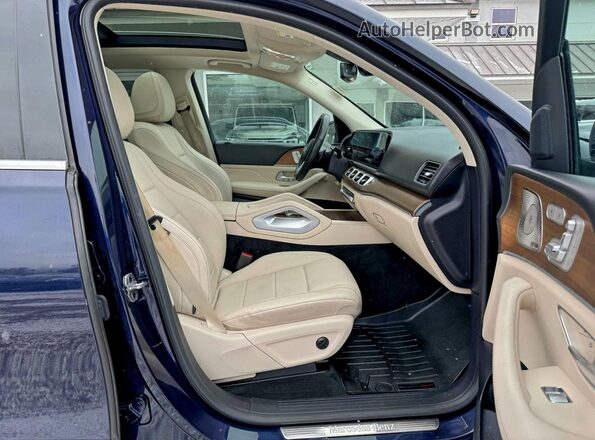 4JGFB4KB1NA655601 2022 MERCEDES-BENZ GLE Blue წინა ხედი