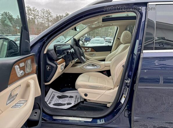 4JGFB4KB1NA655601 2022 MERCEDES-BENZ GLE Blue წინა პანელის ხედი