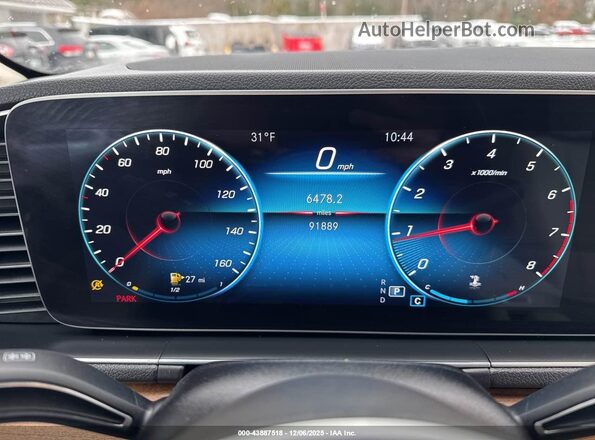 4JGFB4KB1NA655601 2022 MERCEDES-BENZ GLE 350 Blue Вид задніх сидінь