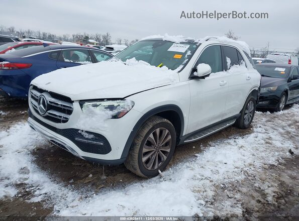 4JGFB4KB1NA746481 2022 MERCEDES-BENZ GLE 350 Белый Передняя левая четверть