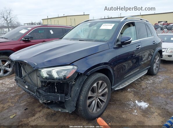4JGFB4KB2LA033652 2020 MERCEDES-BENZ GLE 350 Dark Blue Front left