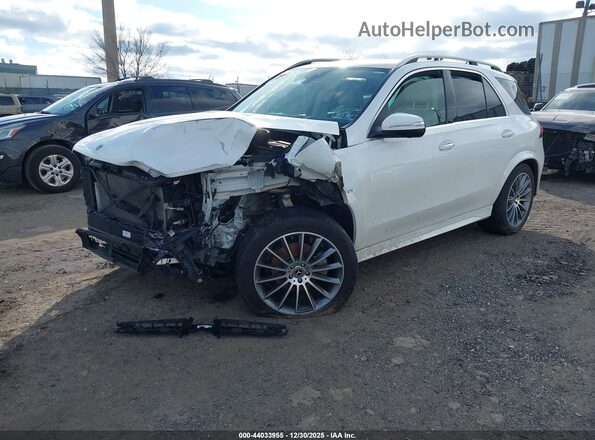 4JGFB4KB2MA328798 2021 MERCEDES-BENZ GLE 350 White წინა მარცხენა ხედი სამი მეოთხედიდან