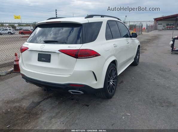 4JGFB4KB5LA077676 2020 MERCEDES-BENZ GLE 350 White Tył prawy