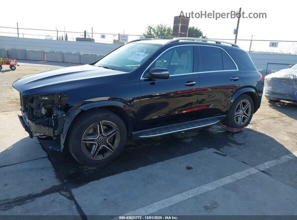 4JGFB4KB7LA250663 2020 MERCEDES-BENZ GLE 350 Black წინა მარცხენა ხედი სამი მეოთხედიდან
