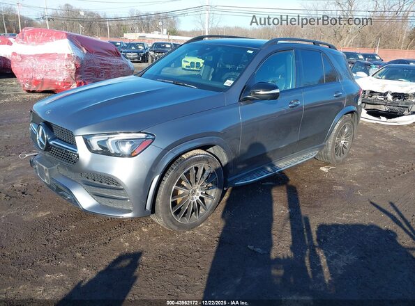 4JGFB4KB8MA298464 2021 MERCEDES-BENZ GLE 350 Серый Передняя левая четверть