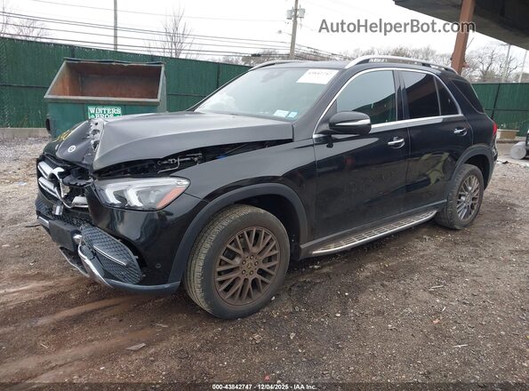 4JGFB4KB8MA383451 2021 MERCEDES-BENZ GLE 350 Black Առջևի ձախ երեք քառորդ տեսարան