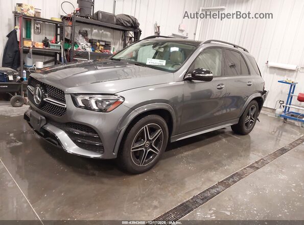 4JGFB4KBXLA010247 2020 MERCEDES-BENZ GLE 350 Gray წინა მარცხენა ხედი სამი მეოთხედიდან