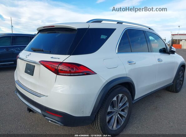 4JGFB4KE7MA493580 2021 MERCEDES-BENZ GLE 350 White Задня права чверть