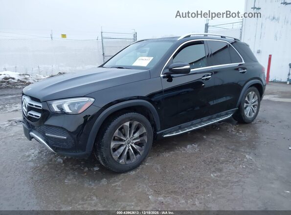 4JGFB4KE8MA516722 2021 MERCEDES-BENZ GLE 350 Black Առջևի ձախ երեք քառորդ տեսարան