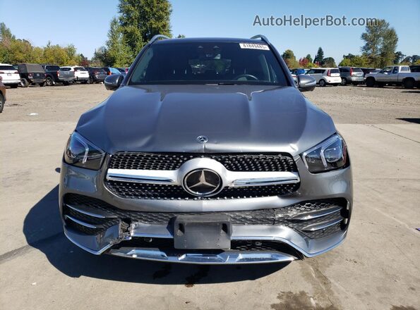 4JGFB5KB0MA389220 2021 MERCEDES-BENZ GLE Gray Widok z przodu